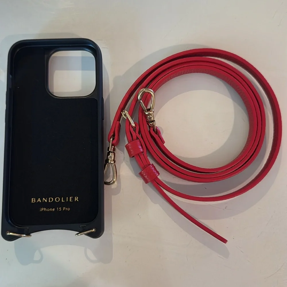 Bandolier phone case with strap